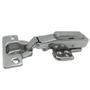 Imagem de Dobradiça Reta Inox  Amortecedor Click Móveis 03 Peças