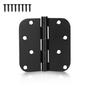 Imagem de Dobradiças de Porta KNOBWELL (Pacote com 24) - 10x10cm, 5/8" - Preto Fosco