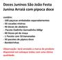 Imagem de Doces para sua Festa Junina Arraiá São João com pipoca doce