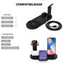 Imagem de Dock Station 4 em 1 Hars compatível com iPhone Airpods Smartwatch Smartphone