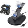 Imagem de Dock Station Duplo P/ Controle Ps 4 Base Carregadora De Mesa