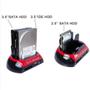 Imagem de Dock Station Usb 2 Hd Case 2.5/3.5 Hdd Sata IDE Com Leitor De Cartões Universal