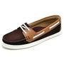 Imagem de Dockside Sider Feminino Calce Facil Couro Casual Para Passear Trabalhar Palmilha Macia