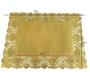 Imagem de Doilies  Retangular Dourado Toalha Rendada  20x30 20 un