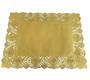 Imagem de Doilies  Retangular Dourado Toalha Rendada  20x30 80 un