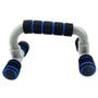 Imagem de Dois Apoios para Flexao Simples com Base Antiderrapante Azul Liveup Sports