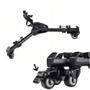 Imagem de Dolly Slider Rodas p/ Tripé Fotográfico Gravação Vídeos Rodinhas Jingmei JM-811