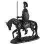 Imagem de Dom Quixote De La Mancha Com Cavalo e Lança 27cm de Resina