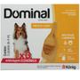 Imagem de Dominal pipeta para cães 25,1 a 40kg 4ml laranja 3 unid. kit com 5 cxs prevenção de pulgas e carrapatos