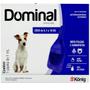 Imagem de Dominal pipeta para cães 5,1 a 10kg 1ml azul kit com 2 prevenção pulgas e carrapatos