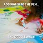 Imagem de Doodle Mat Chuckle & Roar Water Color Fun com acessórios