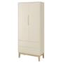 Imagem de Dormitório Classic 2 Portas e Cômoda com Porta com Pés Madeira Natural - Reller Móveis