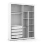Imagem de Dormitório Tutto New 4 Portas, Cômoda 1 Porta, Berço com Colchão D18 e Mesinha - Matic Móveis