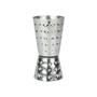 Imagem de Dosador Bebidas Duplo 25ml 50ml Inox Martelado Mimo Style