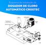 Imagem de Dosador De Cloro Crostec Automático Crostec Para Piscinas 1.9 Kg (até 9 Pastilhas)