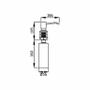 Imagem de Dosador Detergente Inox Fosco 350ml Ghelplus