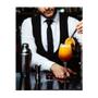 Imagem de Dosador Drinks Copo Duplo Inox Preto e Prata Kit Bar 50 25ml