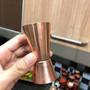 Imagem de Dosador Duplo Drink Inox Rose Medidor 25 E 50Ml Bar Coquetel