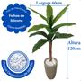 Imagem de Dracena Planta Artificial Muda Variegata Vaso Decorção