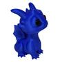 Imagem de Dragão Baby Impressão 3d Decoração 13 cm Geek Brinquedo Azul Silk