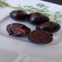 Imagem de drageado de chocolate 70% com morango 300g
