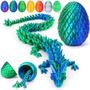 Imagem de Dragon Egg impresso em 3D com brinquedo Dragon Inside Crystal Fidget