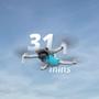 Imagem de Drone Dji Mini 2 Se Fly Combo 2,7k 3 Baterias Até 10km/31 Min 