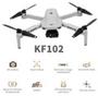 Imagem de Drone kf102 com 2 baterias câmera 4K guimbal estabilizador gps 2.4 GHZ 1km distancia- Kfplan.