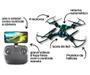 Imagem de Drone quadricoptero techspy + camera filmadora bateria extra