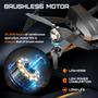Imagem de Drone TOPBLASTERBOX Q12 com Câmera 4K e Motor Sem Escova