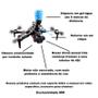 Imagem de Drone Três Câmeras K11 Max Sem Escova 8K HD Wifi 5G Arma Gel