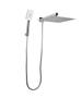 Imagem de Ducha Chuveiro Inox 304 30x30 cm com Ducha Manual em ABS com Trava