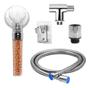 Imagem de Ducha Chuveiro Pure Shower Home Edition Kit B Acabamento Brilhante Cor Prata