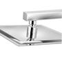 Imagem de Ducha Chuveiro Slim Quadrado Metal 30x30cm Com Braço 38cm