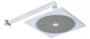 Imagem de Ducha Cromada Com Led - Quadrada - Vão De 15 Litros/Minuto