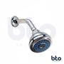 Imagem de Ducha fria europa abs com braco em inox resistente a agua quente - bto