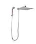 Imagem de Ducha Inox 30 cm com Ducha Manual em ABS com Esferas Ionizantes