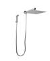 Imagem de Ducha Inox 30x30 cm com Ducha Manual em ABS com Trava