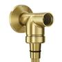 Imagem de Ducha Manual com Desviador Docol C30 934272 Ouro Escovado