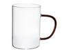 Imagem de Dupla de Caneca Vidro Boro com Alça Âmbar 200 ml Mimo Style TC22130