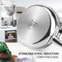 Imagem de Duxtop Panela Sauté Tri-Ply Inox com Tampa, 3 Qt, Compatível com Indução