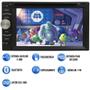 Imagem de DVD Player 2 Din E-Tech Universal Tela 6,2" Espelhamento Bluetooth USB + 2 Encosto Cabeça AV + Câmera Ré + Receptor TV Digital