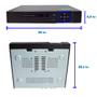 Imagem de DVR 4 Canais Full HD Hibrido 5 In 1 Multi Ahd Compatível Com IOS ANDROID PC 401