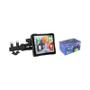 Imagem de DVR para Motocicleta 5 Polegadas - Sem Fio, CarPlay, Android Auto, IP67, Câmeras Frontal e Traseira, Bluetooth