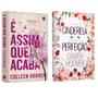 Imagem de É assim que acaba - Colleen Hoover + Em busca de Cinderela e Em busca da perfeição - Colleen Hoover