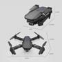 Imagem de E88 Pro Dobrando Conveniente Drone 4k HD Dual Camera Aerial Quadcopter Controle Remoto de Aeronave com Bolsa de Armazenamento (Cinza, 4K Câmera  