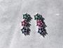 Imagem de Earcuff Flores Zirconias Colors Prata Semijoia Lizzy Fatin