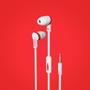 Imagem de Easy Earphone Coca-cola - Fone De Ouvido Microfone - Branco