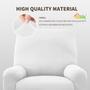 Imagem de Easy-Going 4 Peças Microfibra Stretch Recliner Slipcover  Spandex Soft Fitted Sofá Sofá Cover, Protetor de Móveis Lavável com Fundo Elástico para Crianças, Animal de Estimação (Reclinável, Branca de Neve)