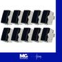 Imagem de Ebony Modulo Interruptor Alto Brilho Simples 10a Sleek  Margirius Kit Com 10